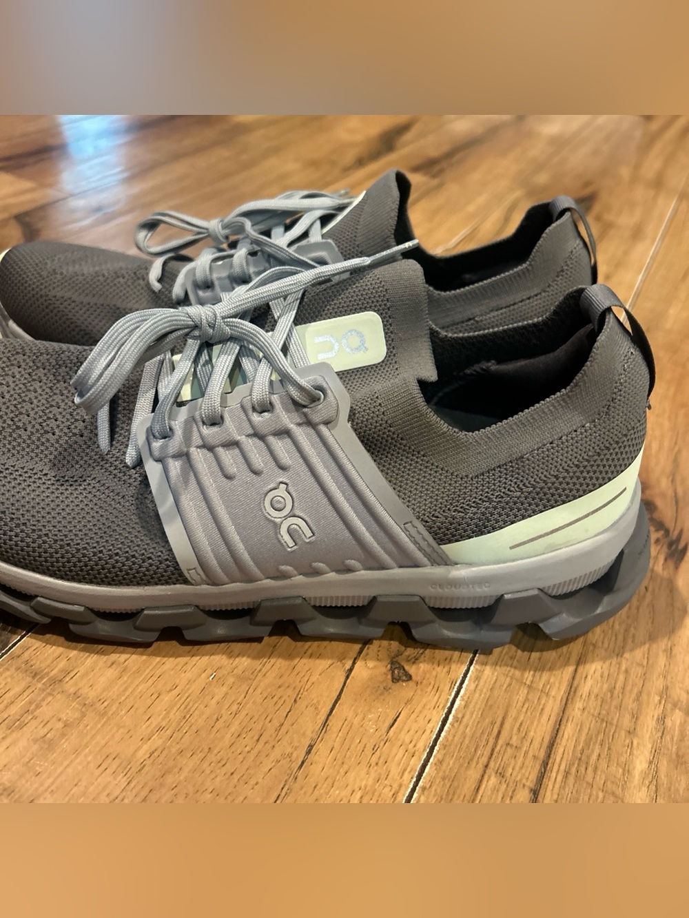 On Cloud Swift 3 Charcoal/Mint Women’s 10 running Jogging - Picture 6 of 12